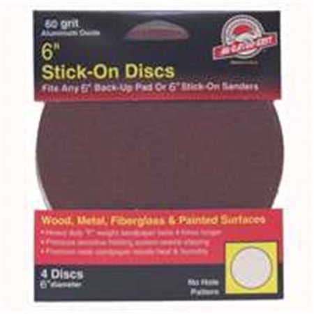 GATOR FINISHING Ali Industries 3012 Sand Discs 6 In. Pack Of 3 4724795
